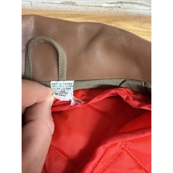 Vintage Marlboro Gear Western Duster Olive‎ Drab Trench Coat Size XL Read - Picture 6 of 9